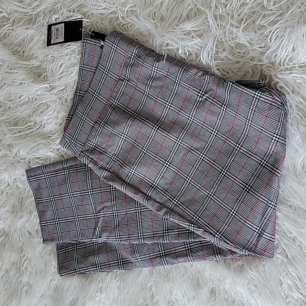 NWT Jones New York plaid plus career dress pants